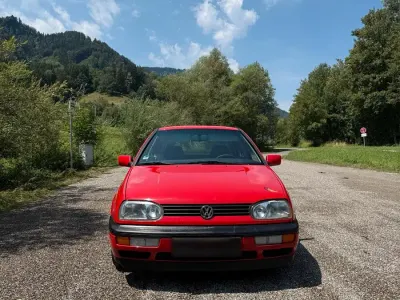 Gebraucht VW Golf III 75 PS (55 kW) 1996 Rot Kleinwagen