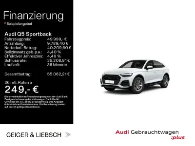 Gebraucht Audi Q5 Advanced 204 PS (150 kW) 2025 Gletscherweiß metallic SUV