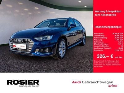 Blau / navarrablau Gebraucht 2022 Audi A4 Advanced Kombi | 26.990 € (Superpreis)