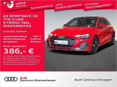 Second-hand Audi A3 S-Line 116 CP (85 kW) 2025 Roșu Berlinǎ