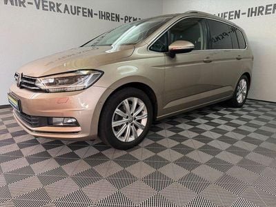 Gebraucht VW Touran Highline 150 PS (110 kW) 2015 Beige Van / Kleinbus
