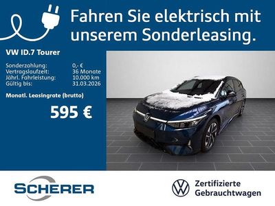 Gebraucht VW ID.7 GTX 250 kW (340 PS) 2025 Aquamarinblau metallic schwarz (metallic) Kombi