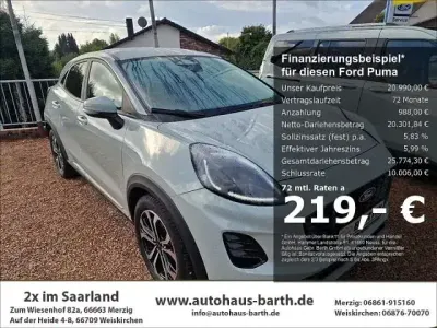 Gebraucht Ford Puma Titanium 125 PS (91 kW) 2024 Grau SUV