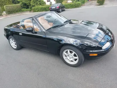 Gebraucht Mazda MX5 131 PS (96 kW) 1995 Schwarz Cabrio