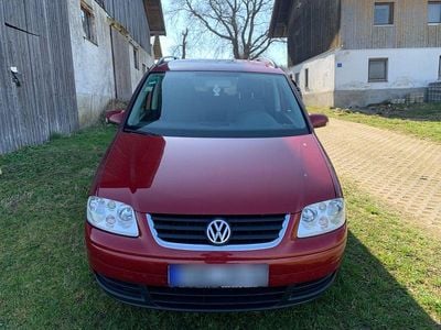 Gebraucht VW Touran Trendline 140 PS (102 kW) 2006 Rot Van / Kleinbus