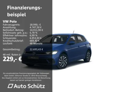 Gebraucht VW Polo Life 95 PS (69 kW) 2025 Blau Kleinwagen