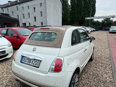 Gebraucht Fiat 500C Lounge 69 PS (50 kW) 2011 Weiß Cabrio
