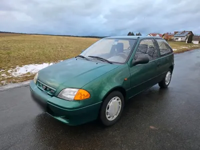 Gebraucht Subaru Justy 68 PS (50 kW) 2000 Grün Kleinwagen