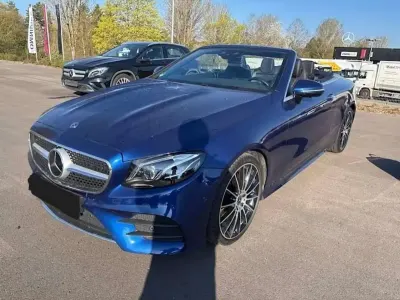 Gebraucht Mercedes E400 AMG line 340 PS (250 kW) 2019 Blau Cabrio