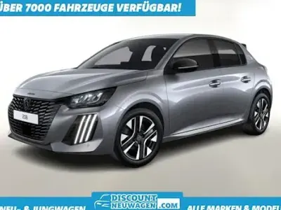 Neu Peugeot 208 Allure 101 PS (74 kW) 2025 Grau Kleinwagen