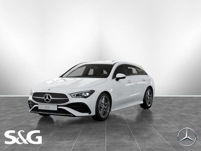 Unilack polarweiß Gebraucht 2025 Mercedes CLA200 Shooting Brake AMG Kombi | 45.499 €