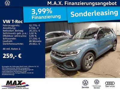 Second-hand VW T-Roc R-line 150 CP (110 kW) 2024 Albastru SUV