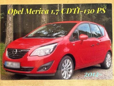 Gebraucht Opel Meriva Innovation 130 PS (95 kW) 2012 Rot Van / Kleinbus
