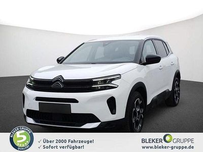 Gebraucht Citroën C5 Aircross PureTech 131 PS (96 kW) 2024 Lack weiss banquise/typ aussenverkleidung spiegel flach standard SUV