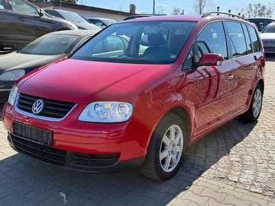 Gebraucht VW Touran Trendline 140 PS (102 kW) 2005 Rot Van / Kleinbus