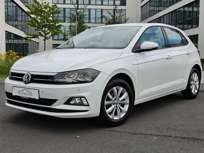 Gebraucht VW Polo Highline 95 PS (69 kW) 2019 Weiß Kleinwagen
