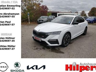 Gebraucht Skoda Octavia RS 245 PS (180 kW) 2022 Moonweiss metallic (metallic) Limousine