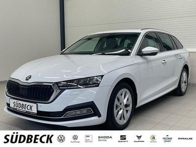 Gebraucht Skoda Octavia Style 116 PS (85 kW) 2022 Moonweiss metallic Kombi