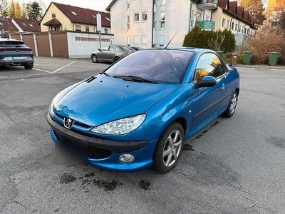 Gebraucht Peugeot 206 CC 109 PS (80 kW) 2002 Blau Cabrio