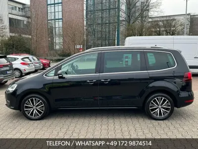 Gebraucht VW Sharan Allstar 150 PS (110 kW) 2016 Schwarz Van / Kleinbus