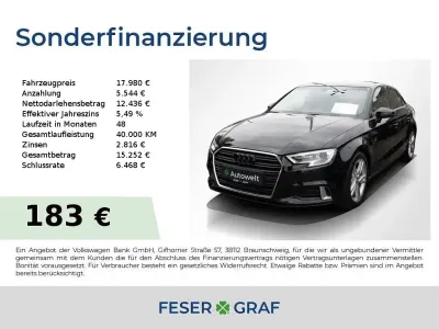 Gebraucht Audi A3 Comfort 150 PS (110 kW) 2018 Mythosschwarz metallic Limousine