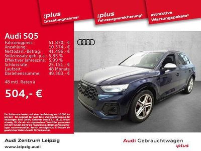 Gebraucht Audi SQ5 Ambiente 341 PS (250 kW) 2022 Navarrablau metallic SUV