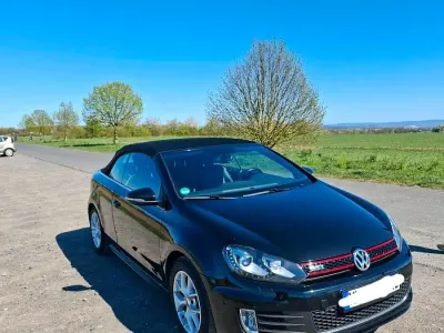 Gebraucht VW Golf Cabriolet GTI 211 PS (155 kW) 2012 Schwarz Cabrio