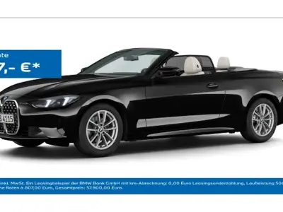 Neu BMW 420 Comfort Edition 184 PS (135 kW) 2026 Schwarz Cabrio