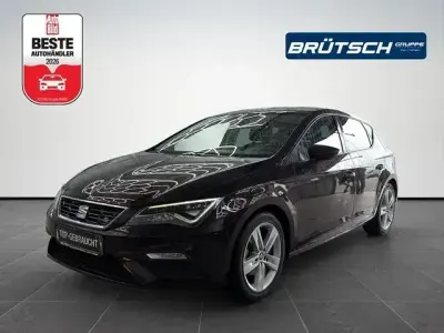 Gebraucht Seat Leon FR 125 PS (91 kW) 2018 "boheme" violett metallic Limousine