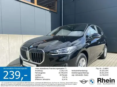 Gebraucht BMW 218 Active Tourer Sport Line 136 PS (100 kW) 2023 Schwarz Van / Kleinbus