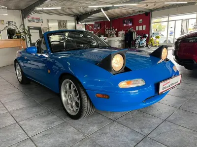 Gebraucht Mazda MX5 116 PS (85 kW) 1990 Blau Cabrio