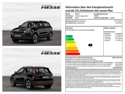 Neu Skoda Karoq SportLine 150 PS (110 kW) 2026 Schwarz SUV