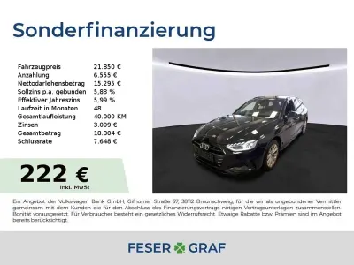 Używany Audi A4 Advanced 204 KM (150 kW) 2022 Czarny Kombi