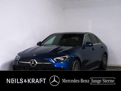 Blau Gebraucht 2024 Mercedes C180 AMG Limousine | 38.880 € (Etwas zu teuer)