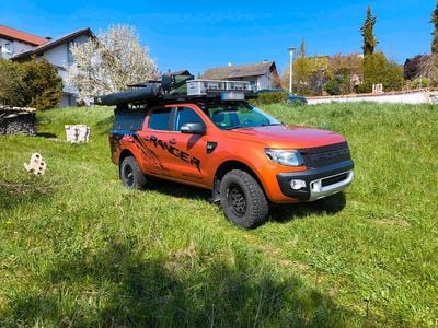Usata Ford Ranger Wildtrack 200 CV (147 kW) 2014 Arancione Pick-up