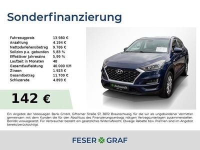 Gebraucht Hyundai Tucson Pure 177 PS (130 kW) 2018 Stellar blue metallic SUV