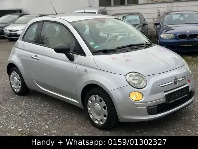 Gebraucht Fiat 500 Pop 69 PS (50 kW) 2011 Silber Kleinwagen