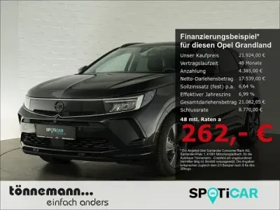 Käytetty Opel Grandland X 131 HP (96 kW) 2023 Musta Katumaasturi