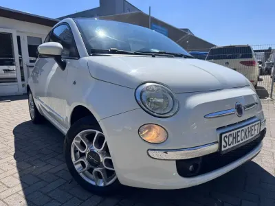Gebraucht Fiat 500 Lounge 69 PS (50 kW) 2009 Weiß Cabrio