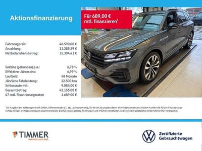 Gebraucht VW Touareg R-line 231 PS (169 kW) 2020 Grau SUV