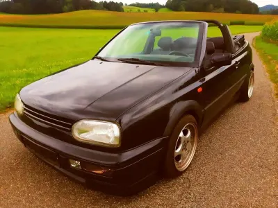 Gebraucht VW Golf Cabriolet Edition 75 PS (55 kW) 1998 Schwarz Cabrio