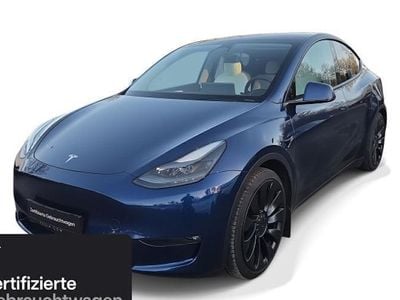 Begagnad Tesla Model Y Performance 321 kW (437 HK) 2024 Blå SUV