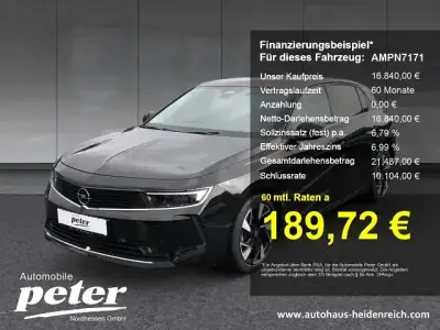 Gebraucht Opel Astra Elegance 131 PS (96 kW) 2023 Diamant schwarz/karbon schwarz (metallic) Kombi