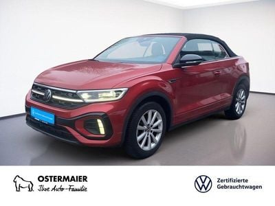 Kings red metallic Gebraucht 2025 VW T-Roc Cabriolet Style Cabrio | 30.480 € (Superpreis)