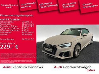 Gebraucht Audi S5 Cabriolet Ambiente 354 PS (260 kW) 2024 Arkonaweiß Cabrio