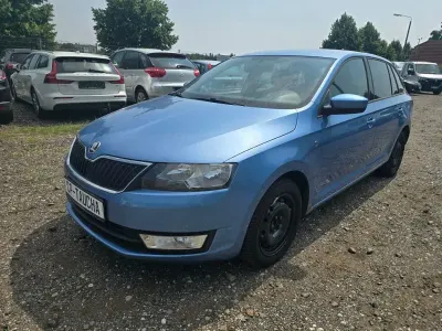 Gebraucht Skoda Rapid Ambition 90 PS (66 kW) 2014 Blau Kleinwagen