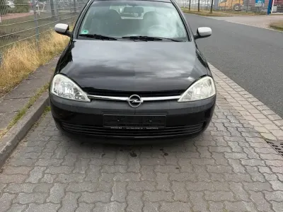Gebraucht Opel Corsa 75 PS (55 kW) 2003 Schwarz Kleinwagen