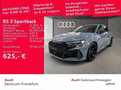 Gebraucht Audi RS3 Sportback Ambiente 400 PS (294 kW) 2025 Kemoragrau metallic Kleinwagen