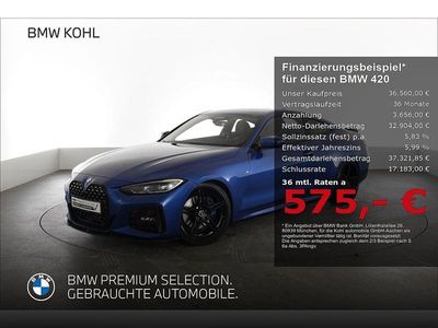 Usata BMW 420 M Sport 190 CV (139 kW) 2021 Blu Coupé