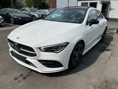 Brugt Mercedes CLA200 AMG 150 HK (110 kW) 2021 Hvid Coupe